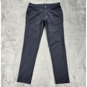 Lululemon Pants Mens 32x31 ABC Slim Fit Gray Softshell Stretch